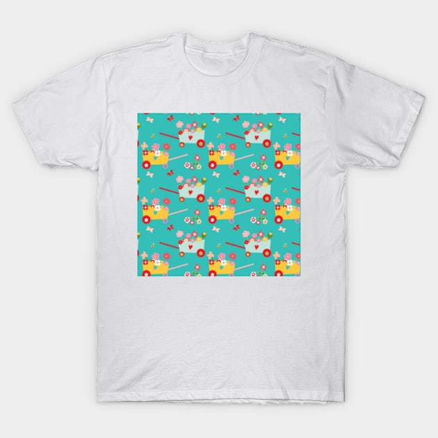 Butterflies Flower T-Shirt by My Artsam